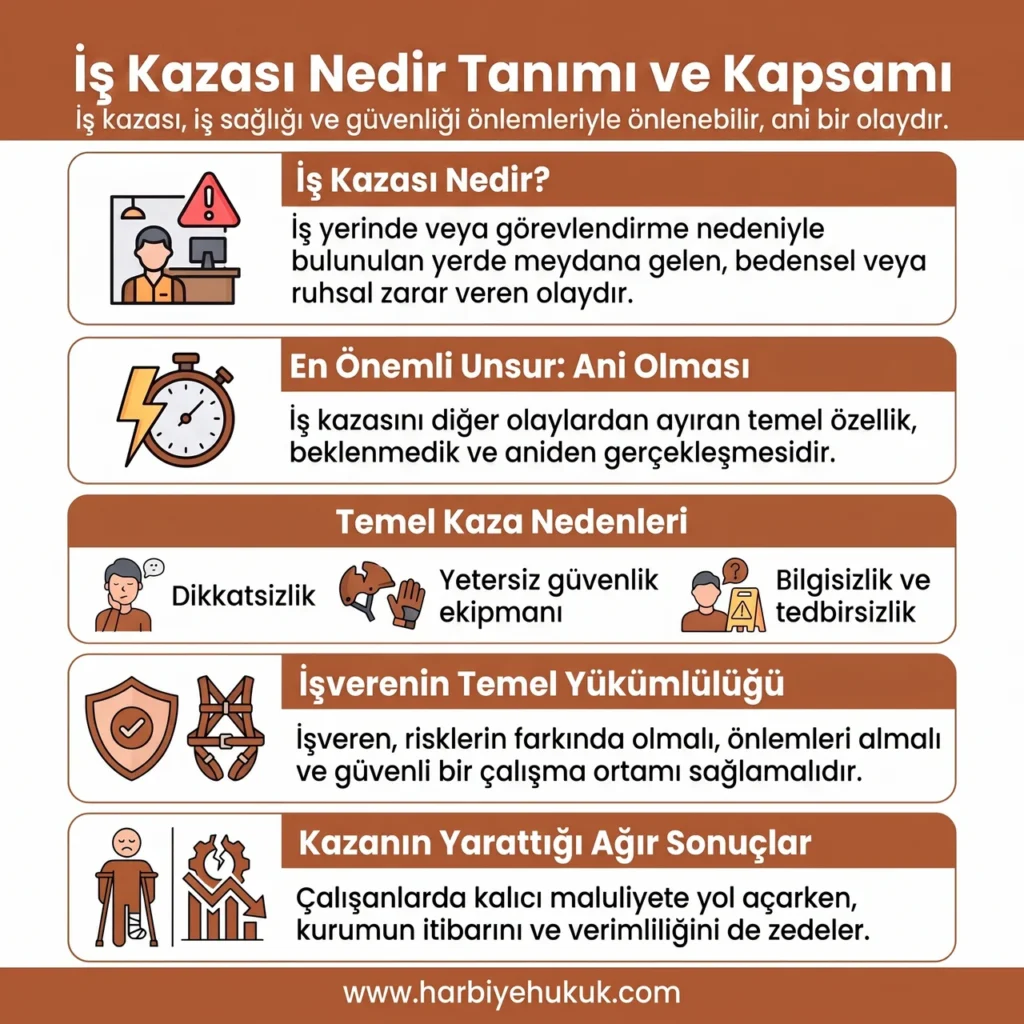İş Kazası Nedir Tanımı ve Kapsamı