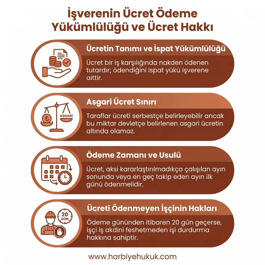 İşverenin Ücret Ödeme Yükümlülüğü ve Ücret Hakkı
