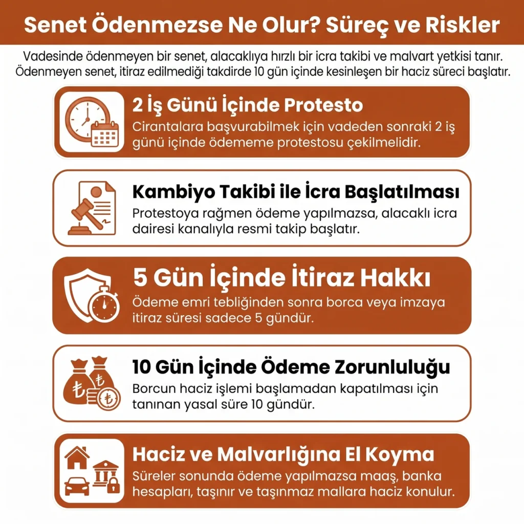 Senetin Ödenmemesi ve Riskler
