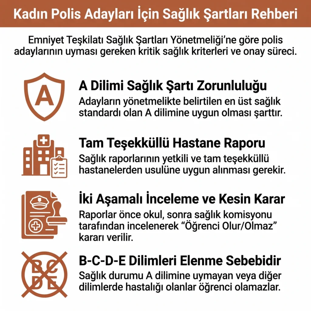 Kadın Polis Olma Sağlık Şartları