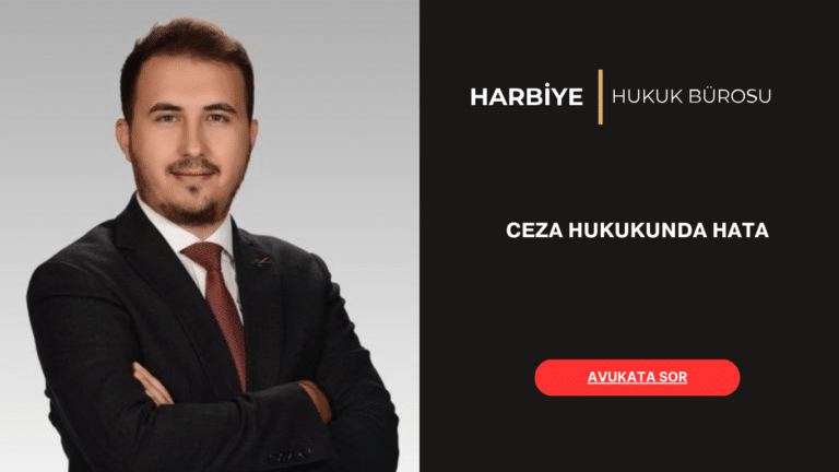 CEZA HUKUKUNDA HATA