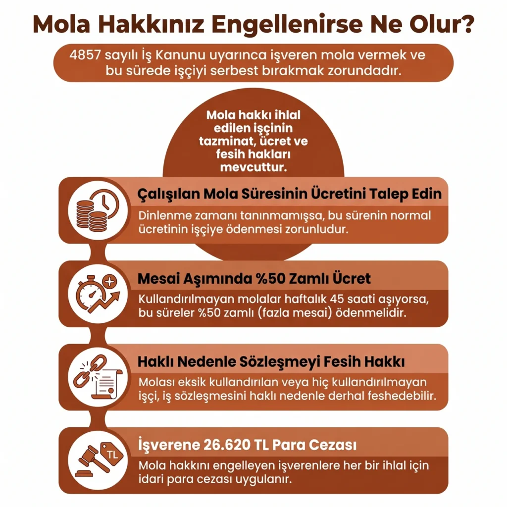 İşçinin Mola Hakkı İhlali ve Sonuçları