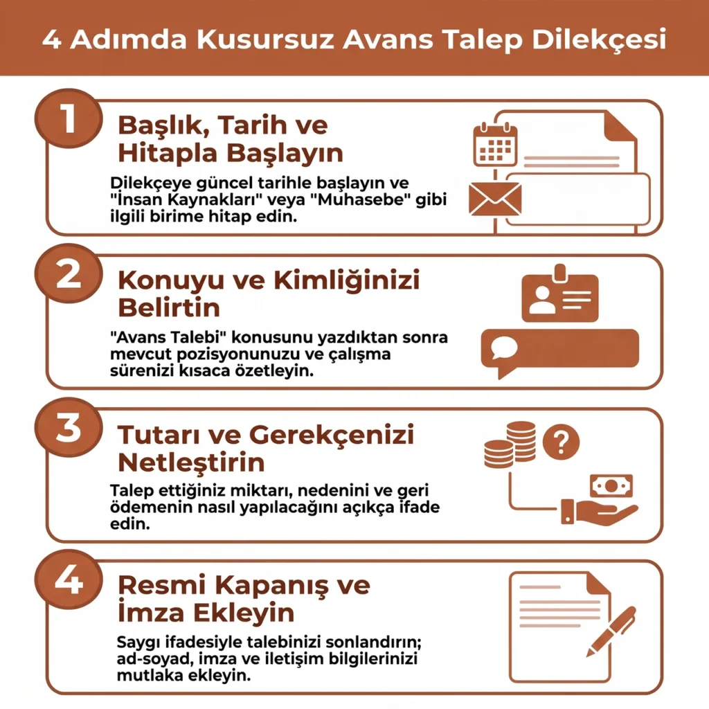 Avans Talep Dilekçesi Nasıl Yazılır?