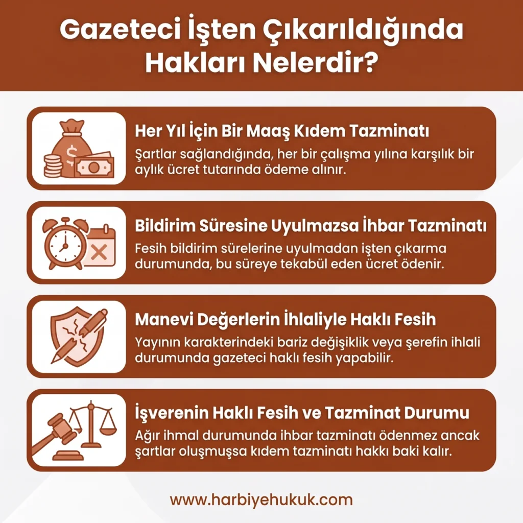 Gazeteci İşten Çıkarıldığında Hakları Nelerdir?