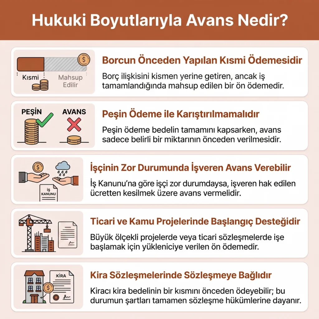 Hukuki Boyutlarıyla Avans Nedir?