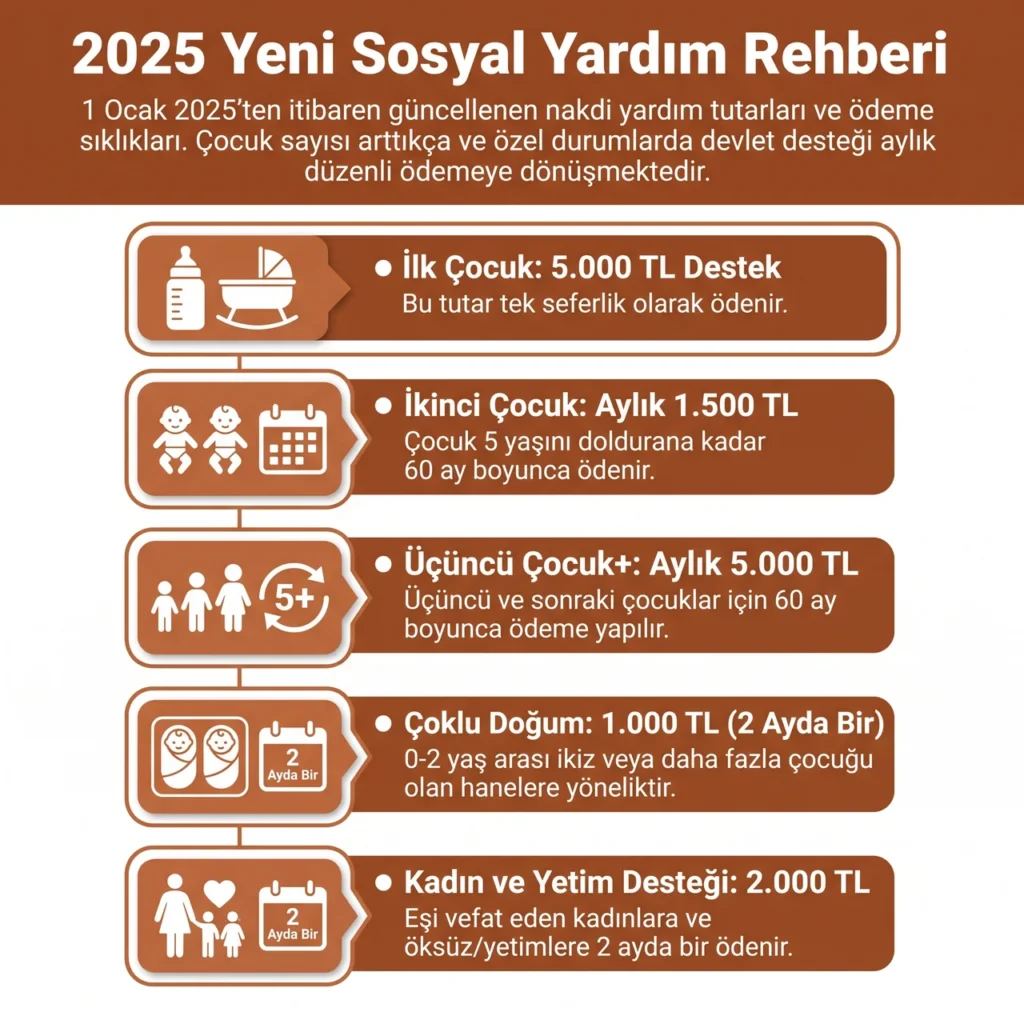 Güncel Sosyal Yardım Parası Ücretleri
