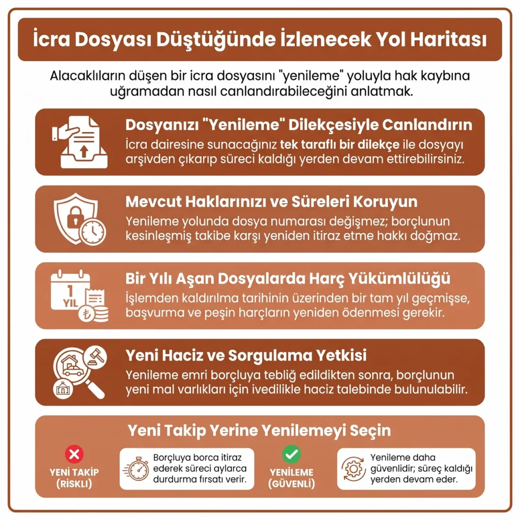 İcra Dosyası Düşerse Yeni Takip Açılır Mı?