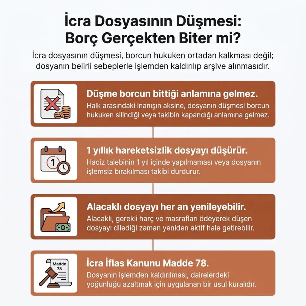 İcra Dosyasının Düşmesi Ne Anlama Gelir?