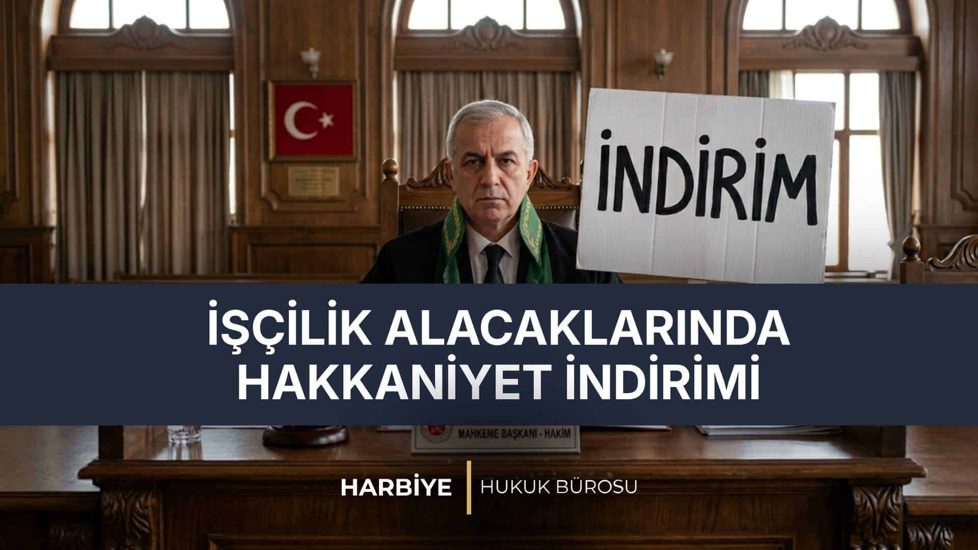 İşçilik Alacaklarında Hakkaniyet İndirimi
