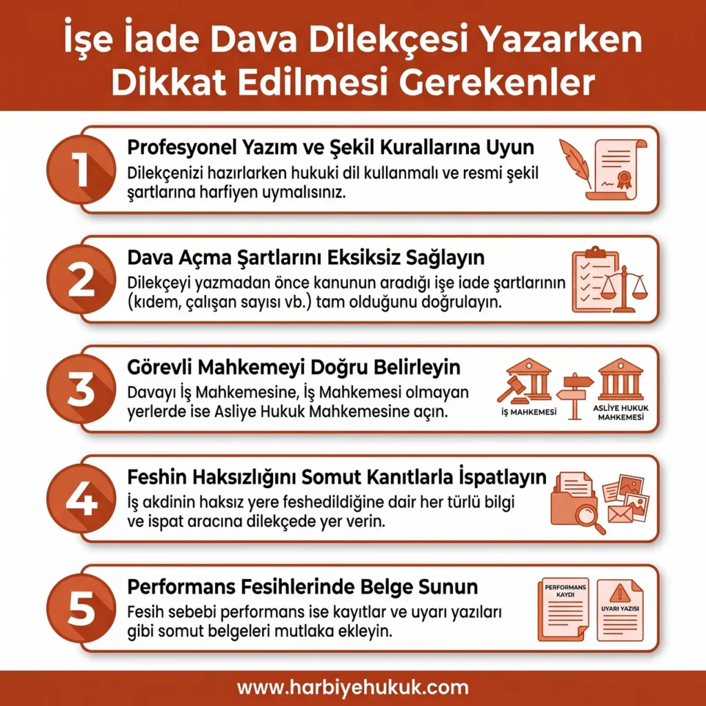 İşe İade Dava Dilekçesi Yazarken Dikkat Edilmesi Gerekenler