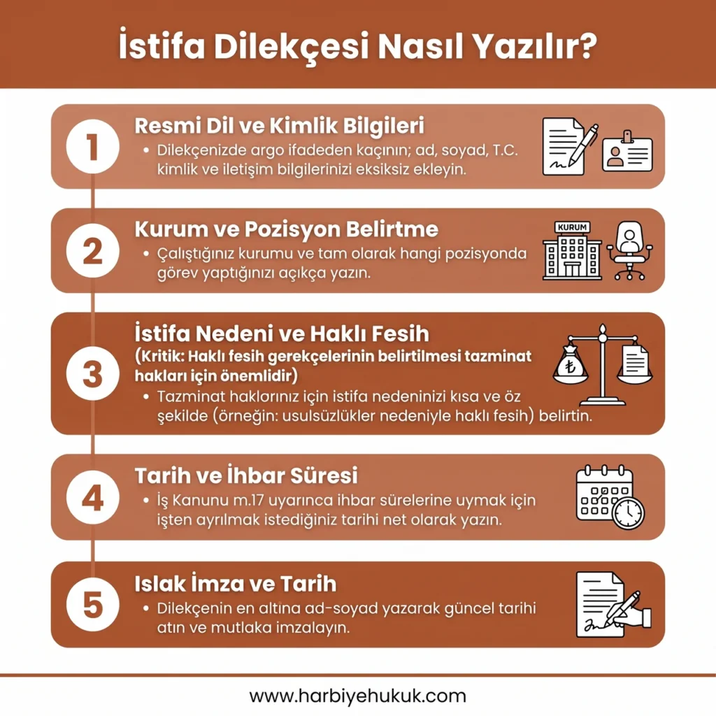 İstifa Dilekçesi Nasıl Yazılır?
