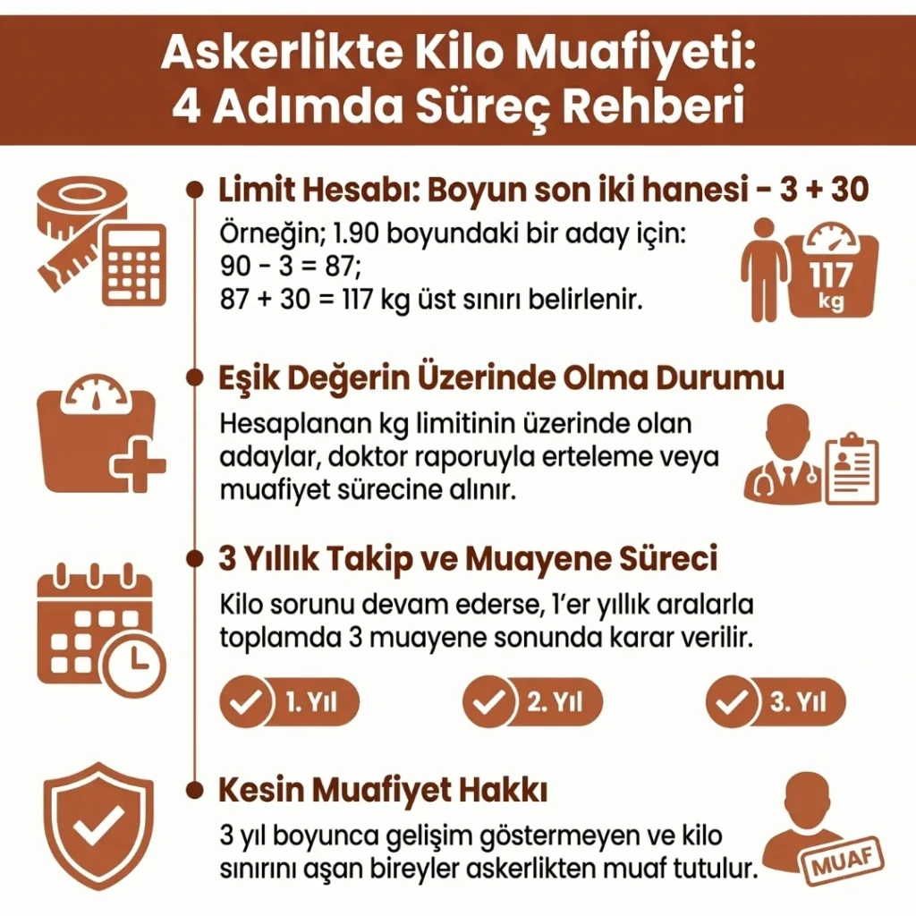 Kilo Sebebiyle Askerlik Muafiyeti