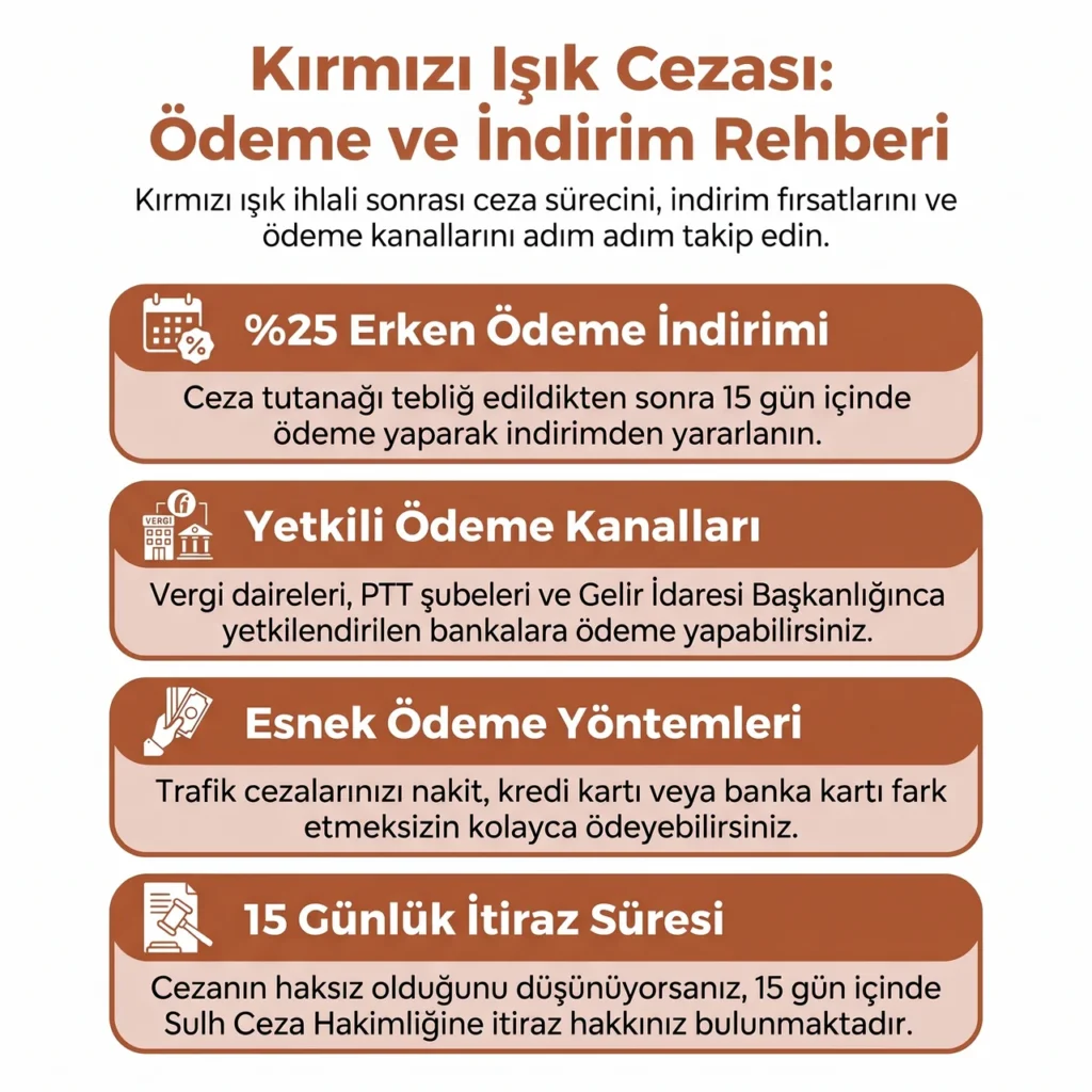 Kırmızı Işık Cezası Nasıl Ödenir?