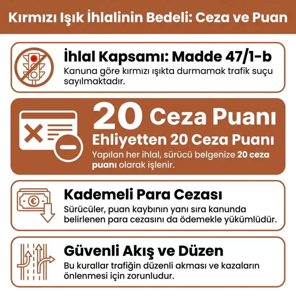 Kırmızı Işık İhlali Cezaları