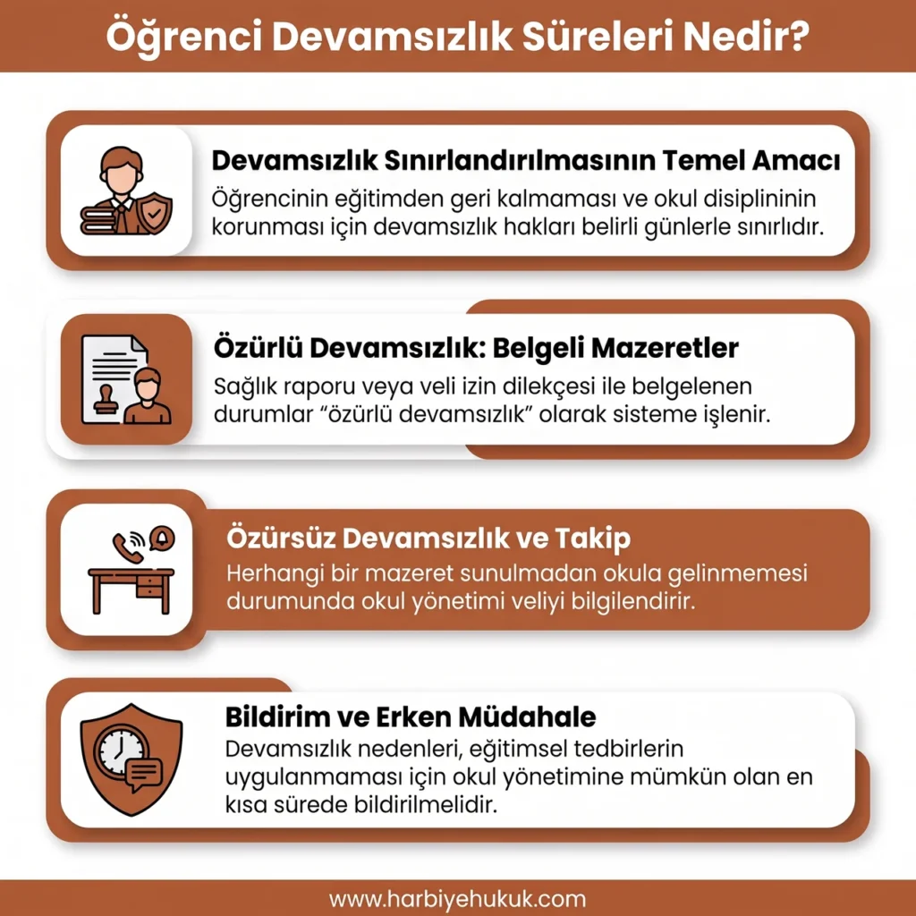 Öğrenci Devamsızlık Süreleri Nedir?