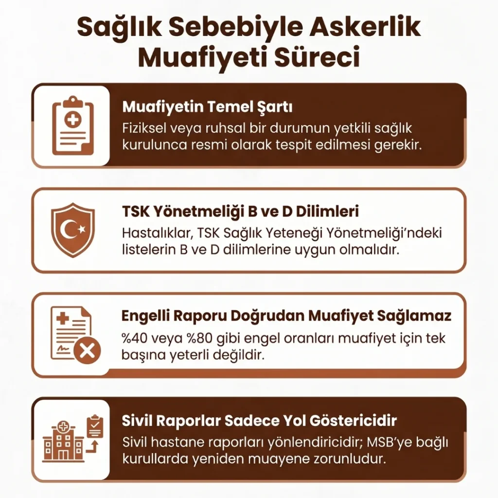 Sağlık Sebebiyle Askerlik Muafiyeti