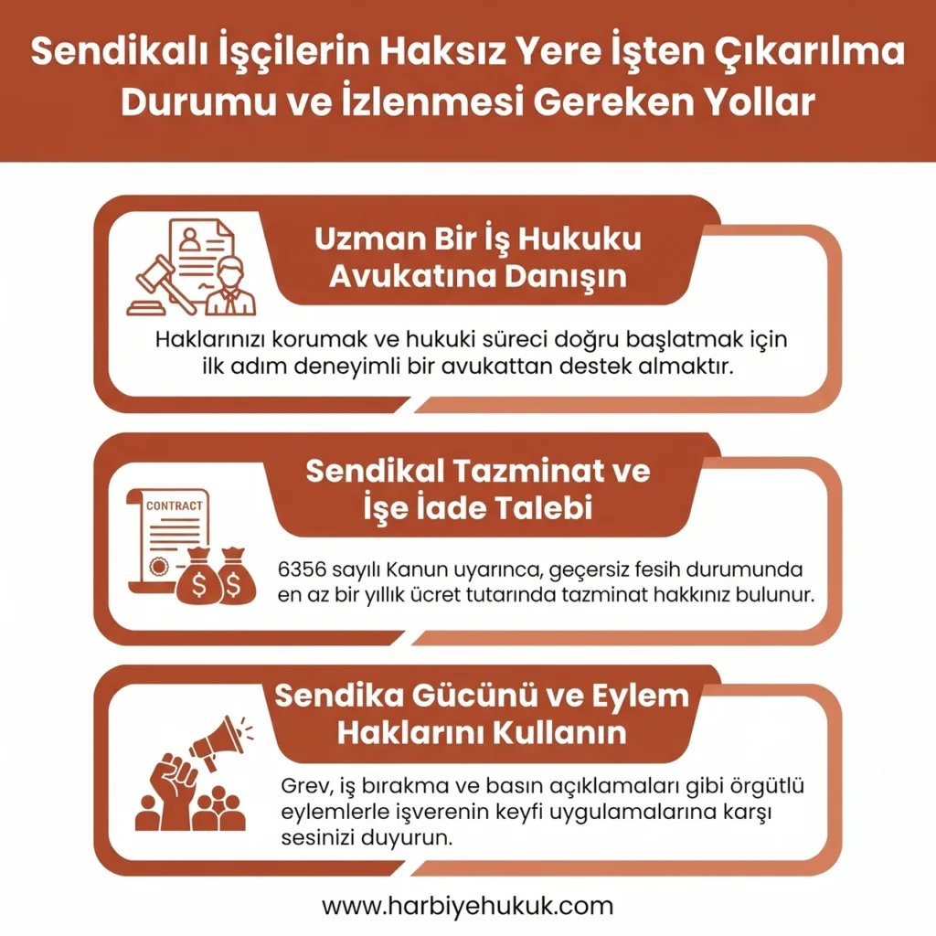Sendikalı İşçilerin Haksız Yere İşten Çıkarılma Durumu ve İzlenmesi Gereken Yollar