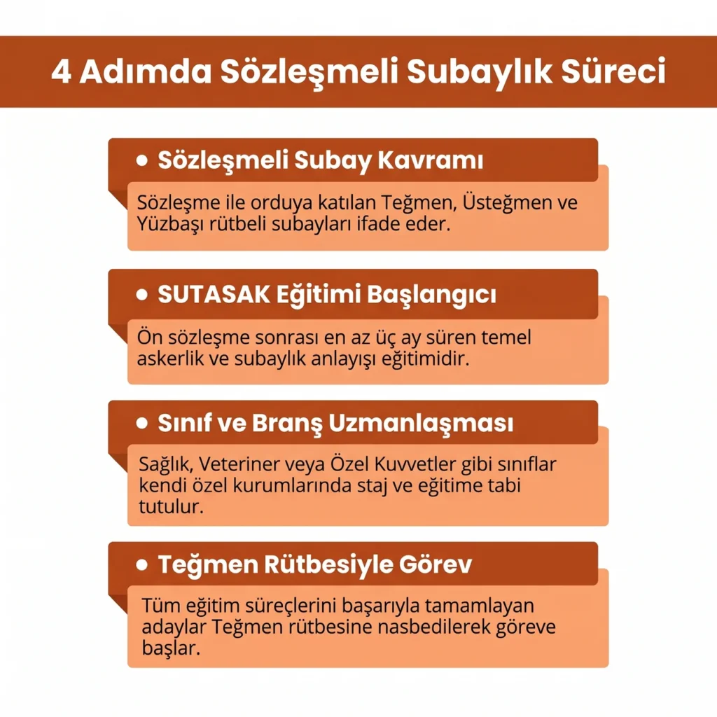 Sözleşmeli Subay Olma Süreci