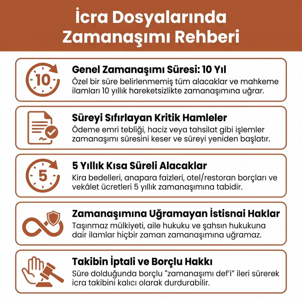 Zamanaşımı İle İcra Dosyasının Düşmesi