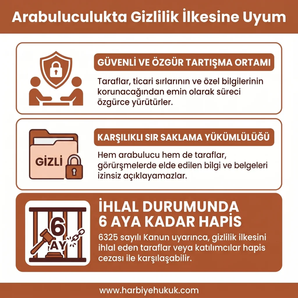 Arabuluculukta Gizlilik İlkesine Uyum 