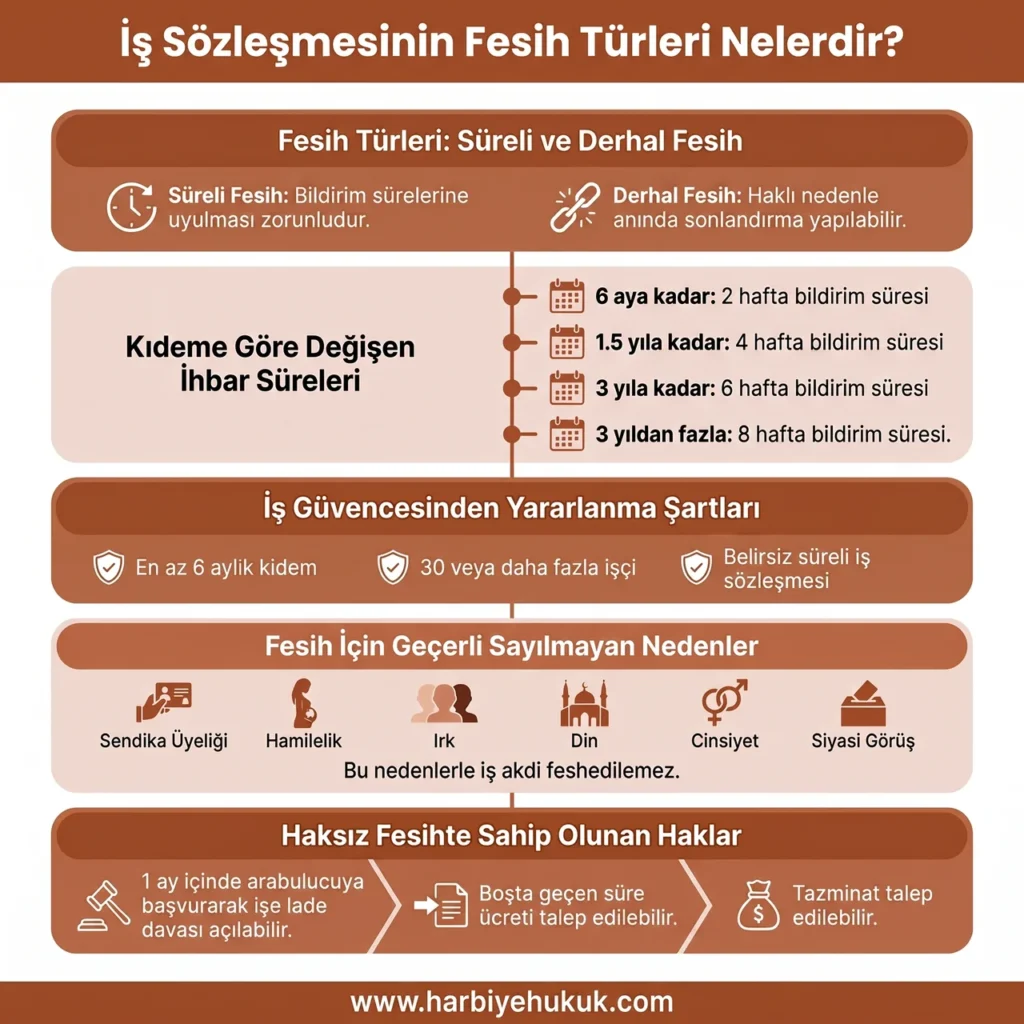 İş Sözleşmesinin Fesih Türleri Nelerdir?