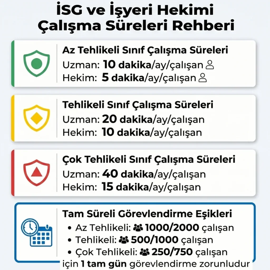 İşyeri Hekimi ve İSG Uzmanı Bulundurma Zorunluluğu