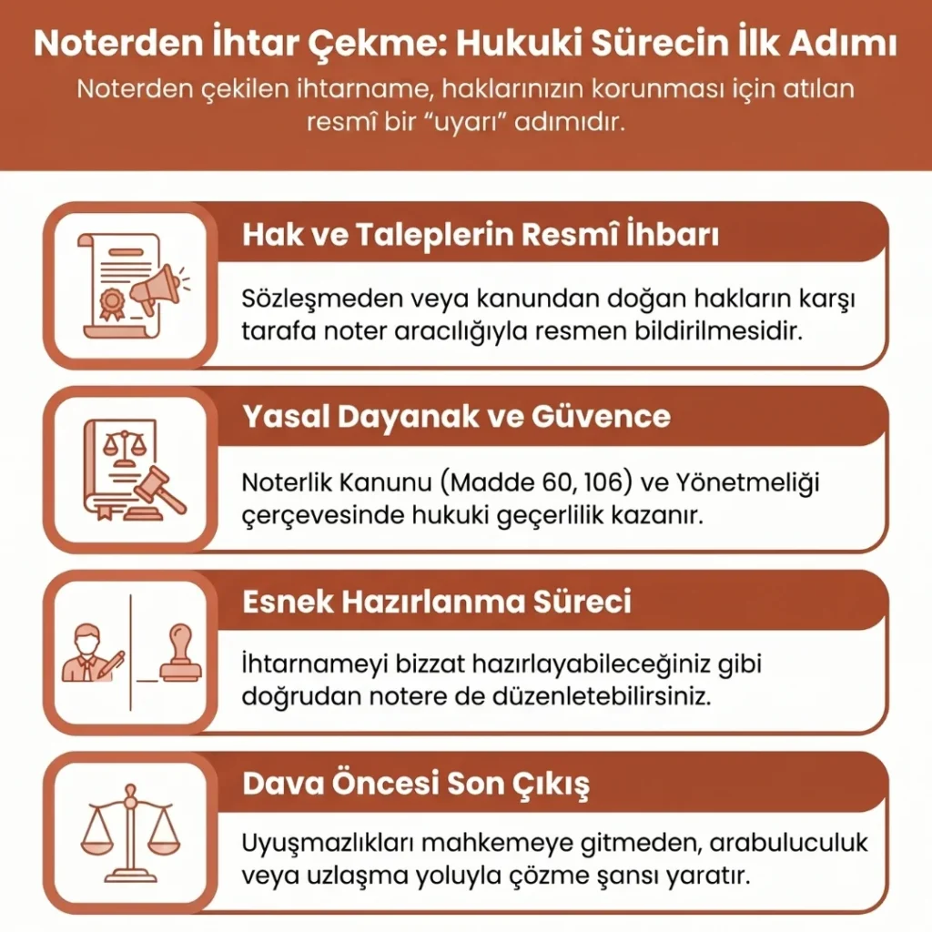 Noterden İhtar Çekmek Nedir?