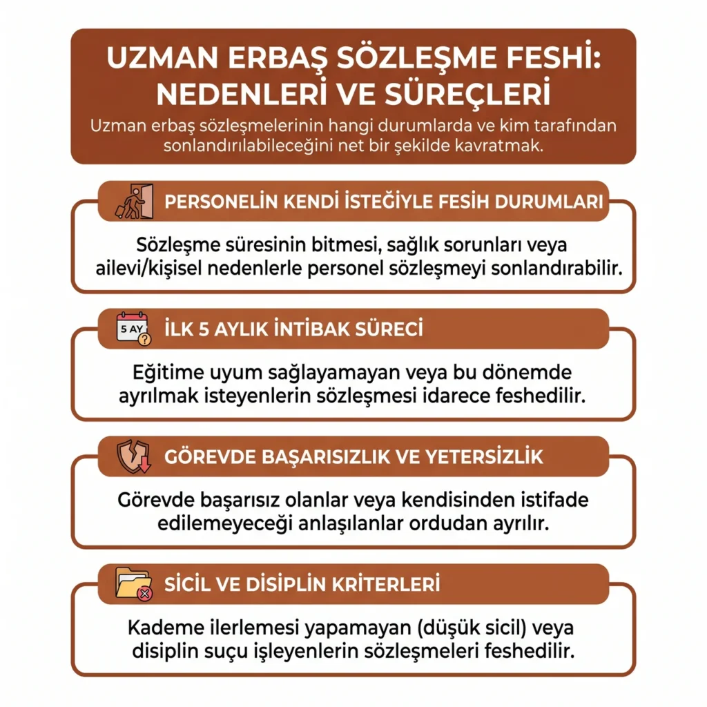 Uzman Erbaş Sözleşme Feshi