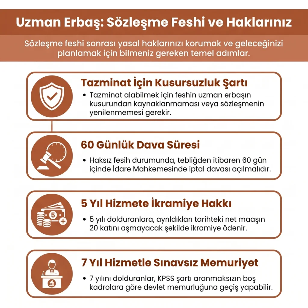 Uzman Erbaş Sözleşme Feshi Hakları