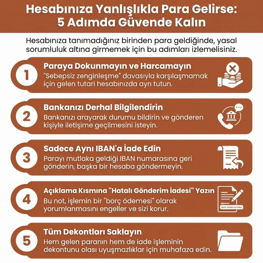 Hesabınıza Yanlışlıklar Para Gelirse Ne Yapılmalı?