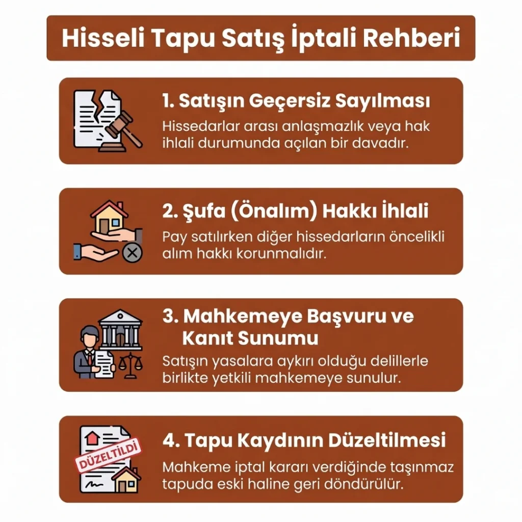 Hisseli Tapuda Satış İptali