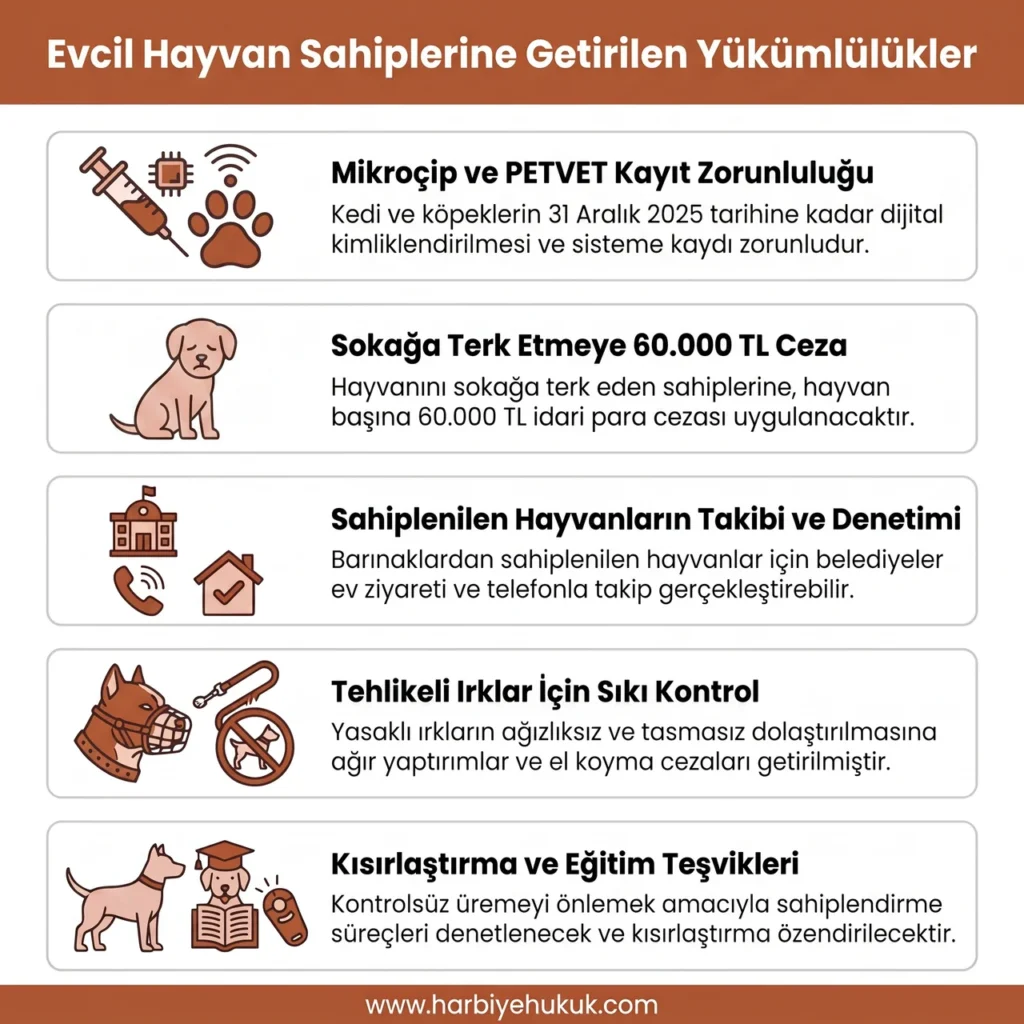 Sokak Hayvanları Yasasıyla Evcil Hayvan Sahiplerine Gelen Yükümlülükler
