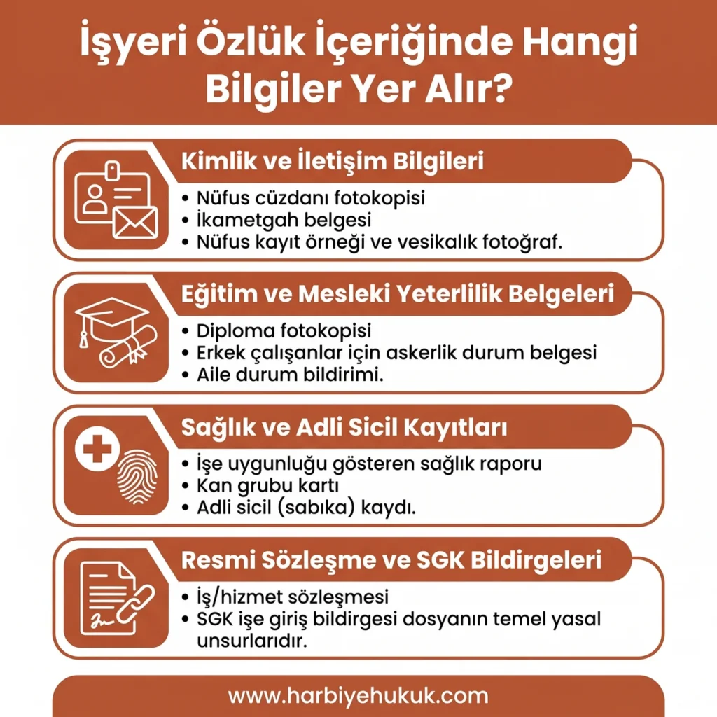 İşyeri Özlük İçeriğinde Hangi Bilgiler Yer Alır?