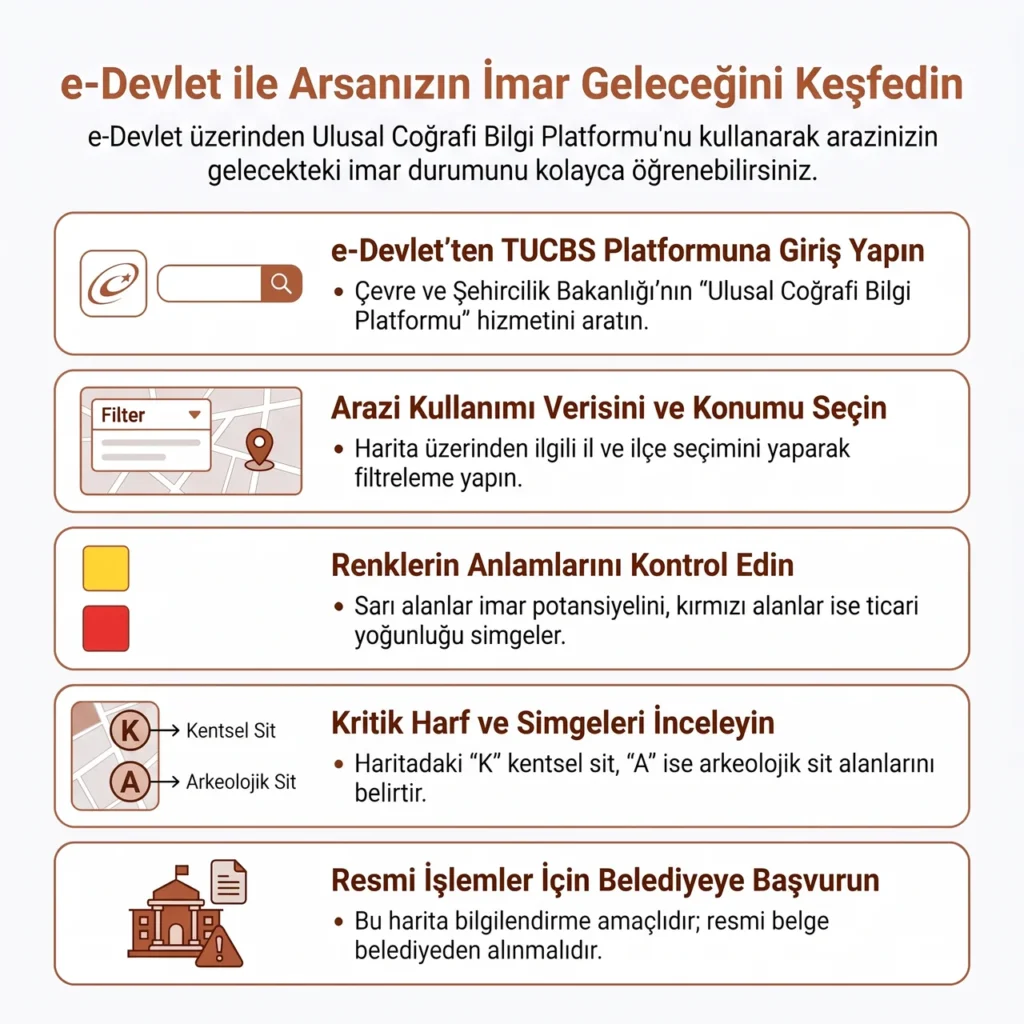 E-Devlet İmar Durumu Sorgulama Yöntemi