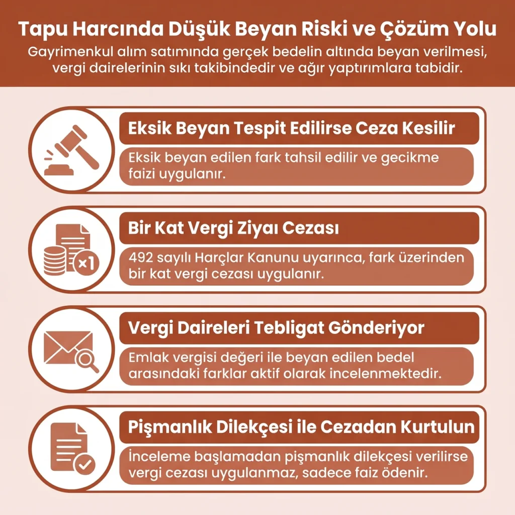 Tapu Harcında Düşük Beyan Riski