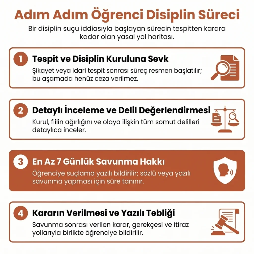 Öğrenci Disiplin Cezaları Süreçleri