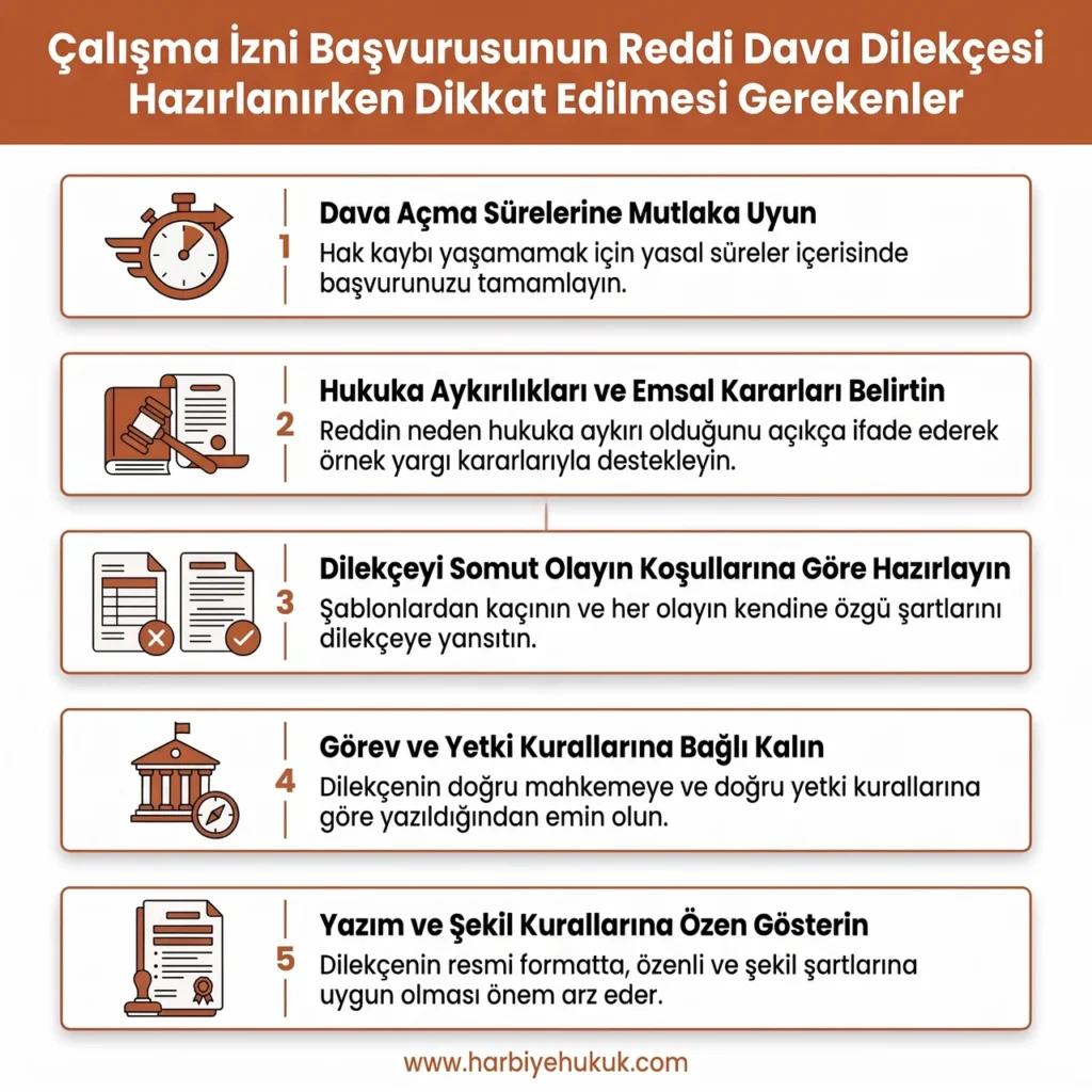 Çalışma İzni Dava Dilekçesi Nasıl Yazılır?
