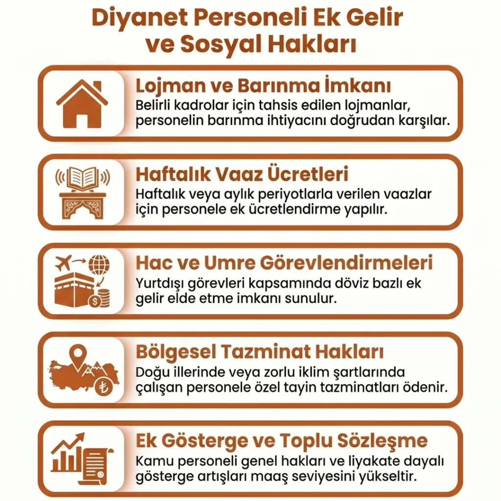 İmam Maaşları Sosyal Haklar