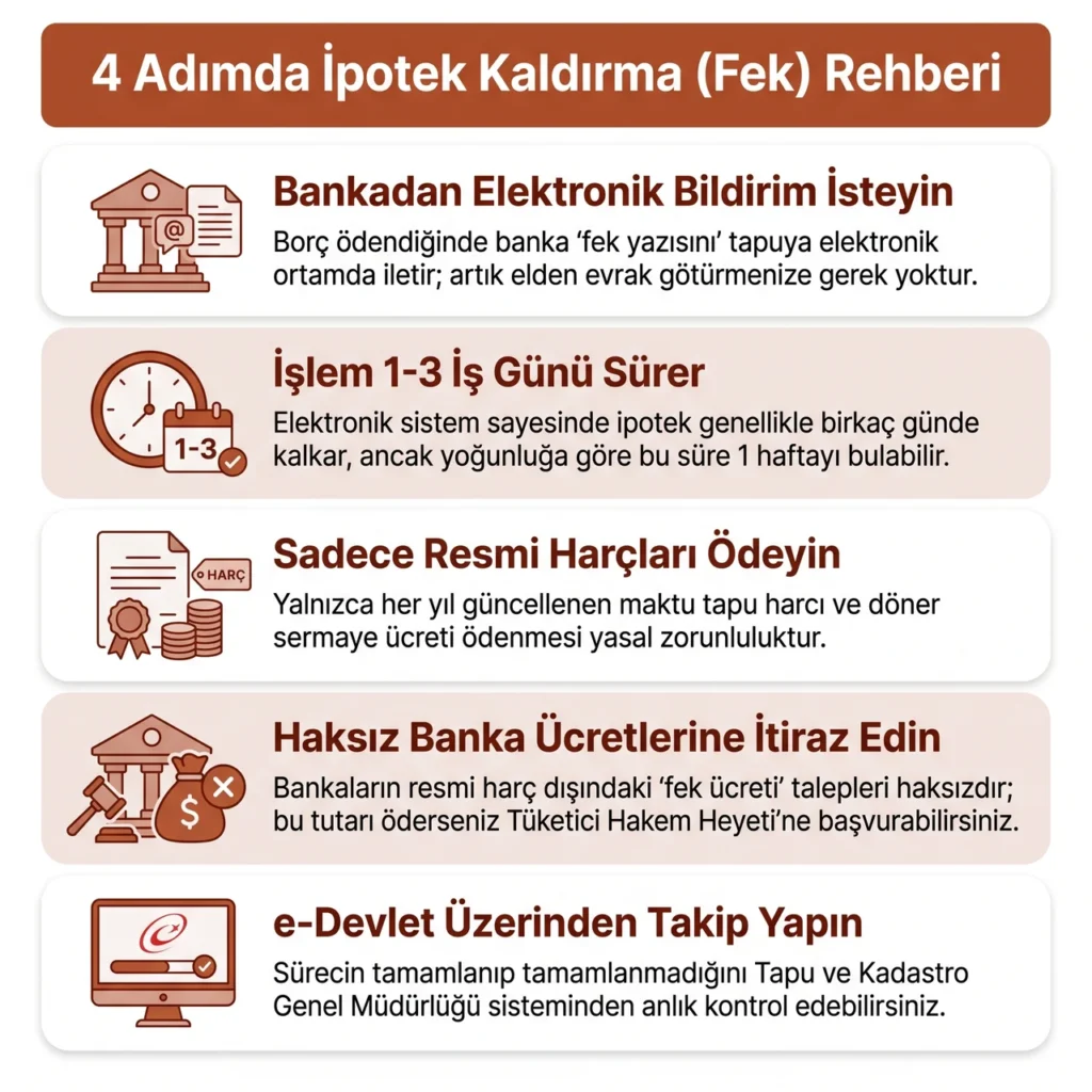İpotek Kaldırma Masrafları ve Süreler