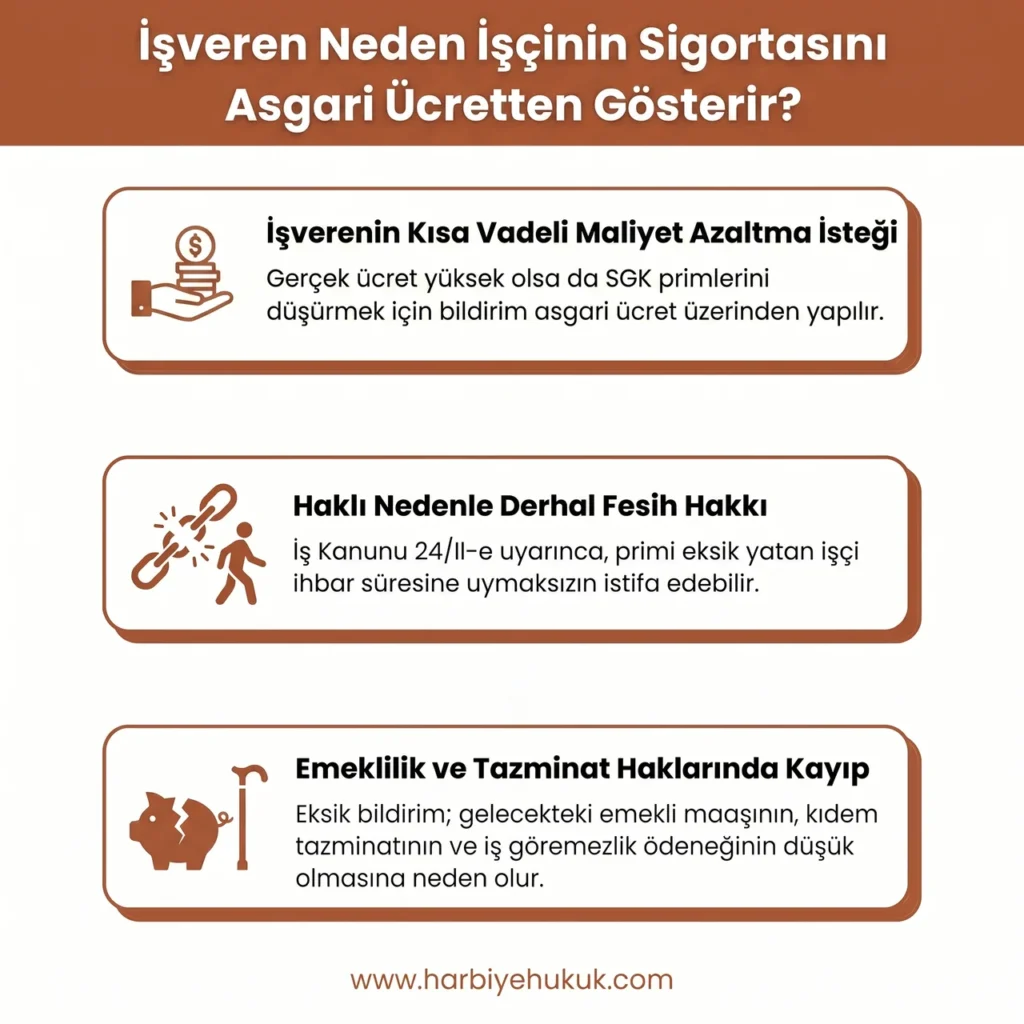 İşveren Neden İşçinin Sigortasını Asgari Ücretten Gösterir?