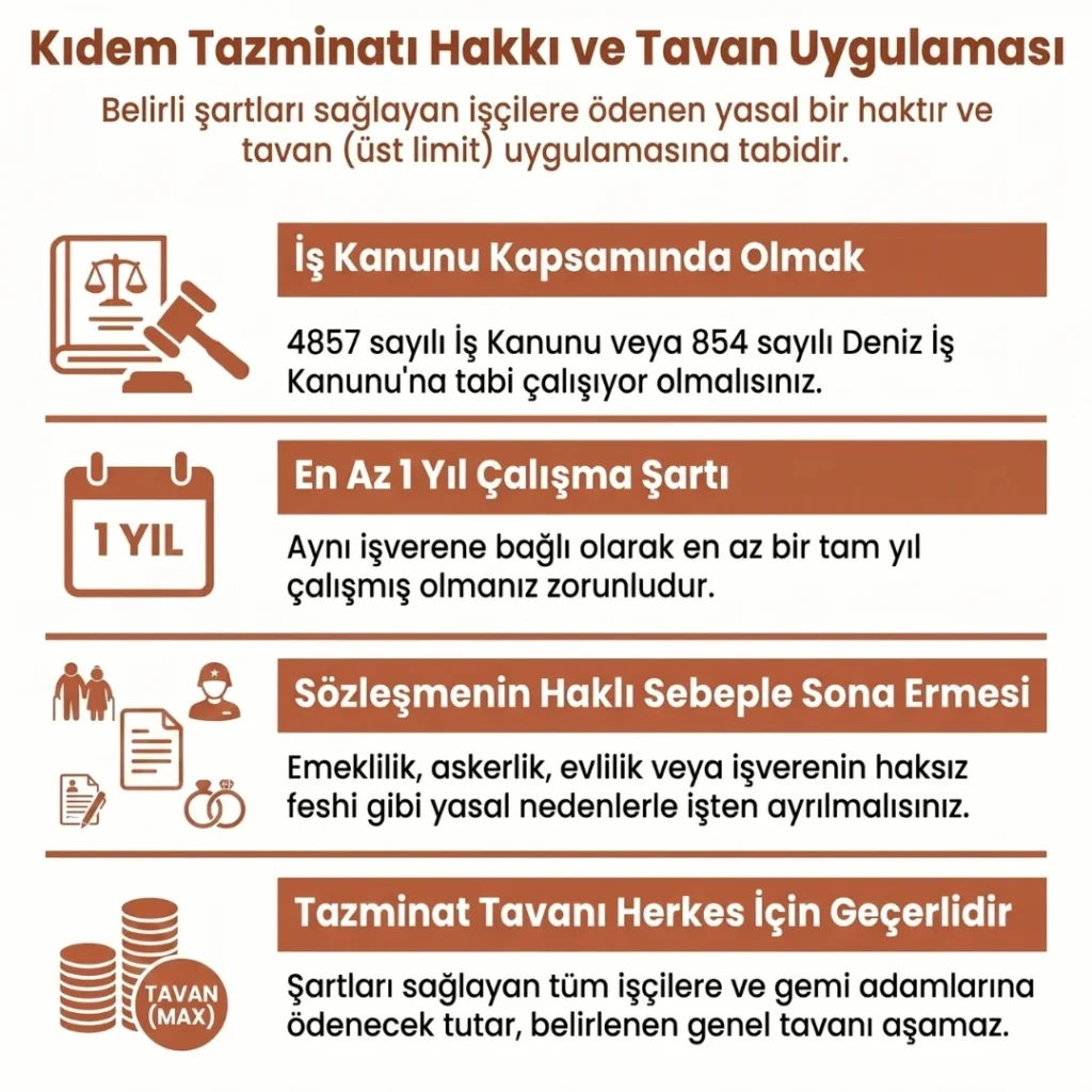 Kıdem Tazminatı Tavanı Şartları