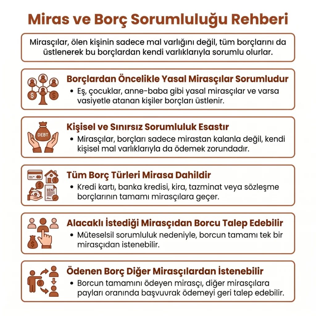 Ölen Kişinin Borçlarında Mirasçı Sorumluluğu