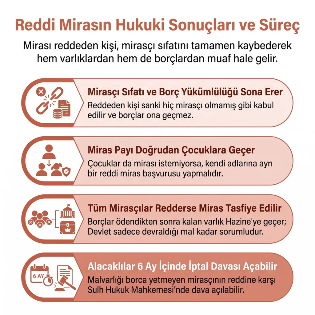 Reddi Mirasın Sonuçları