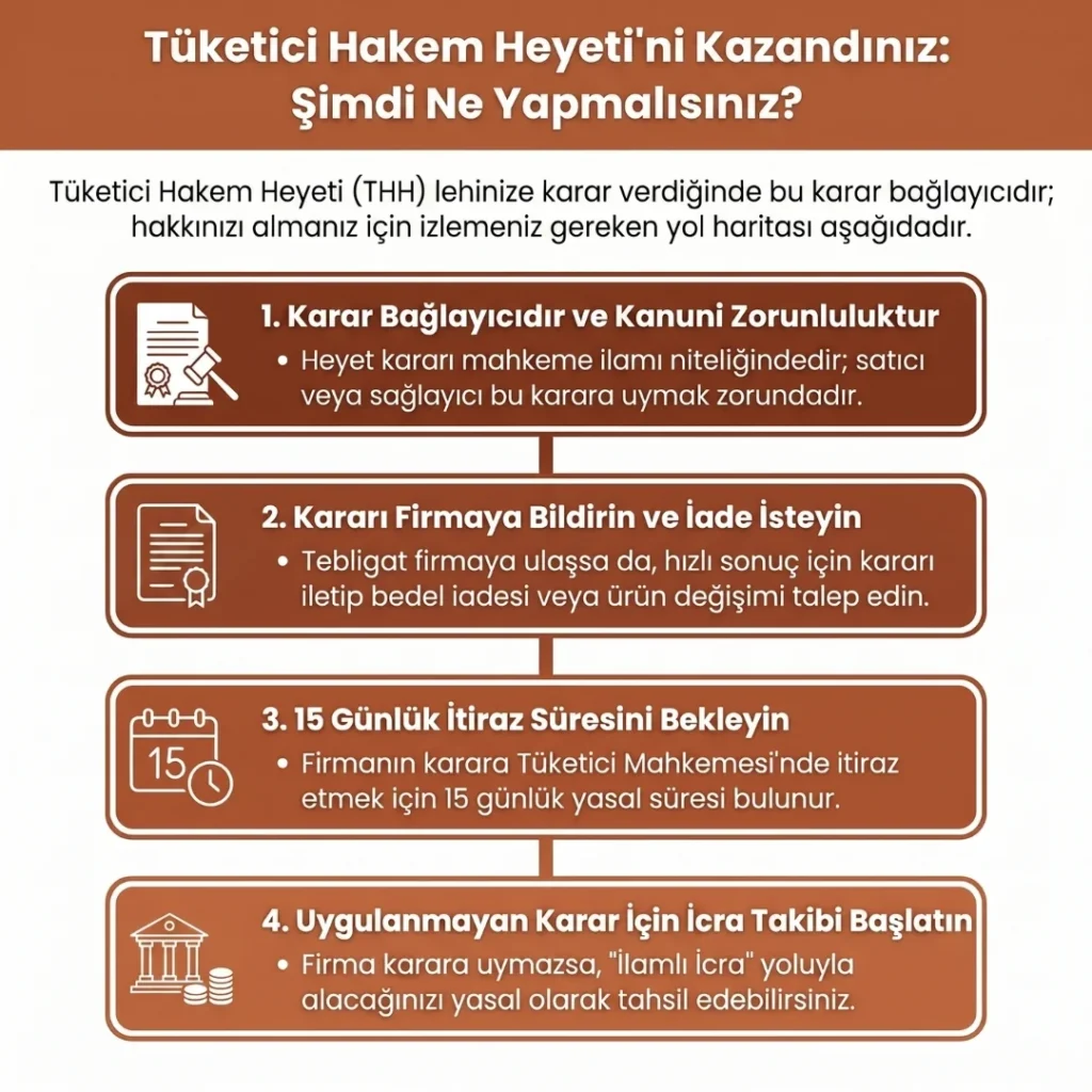 Tüketici Hakem Heyeti Başvurunuz Kabul Edilirse Ne Yapmalısınız?