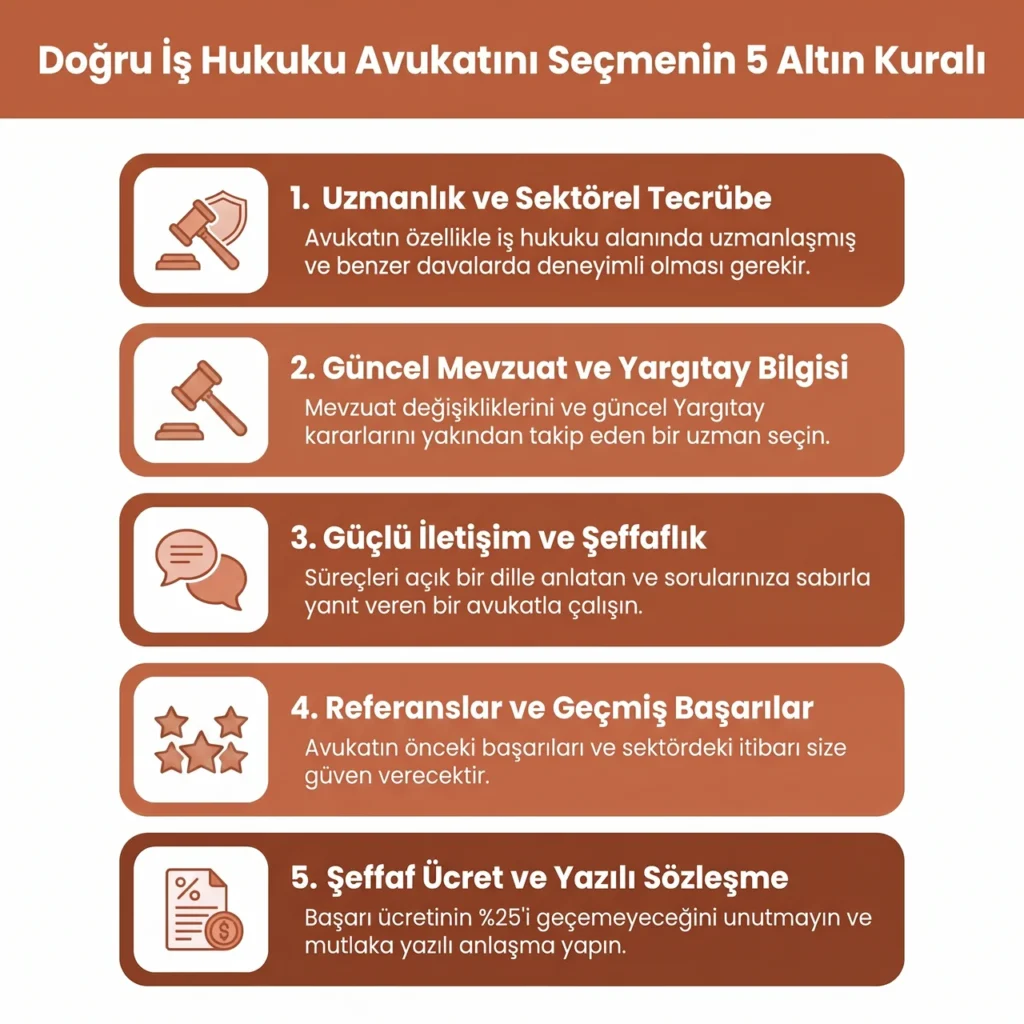 İş Hukuku Avukatı Nasıl Seçilir?