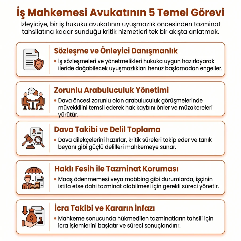 İş Hukuku Avukatının Temel Görevleri
