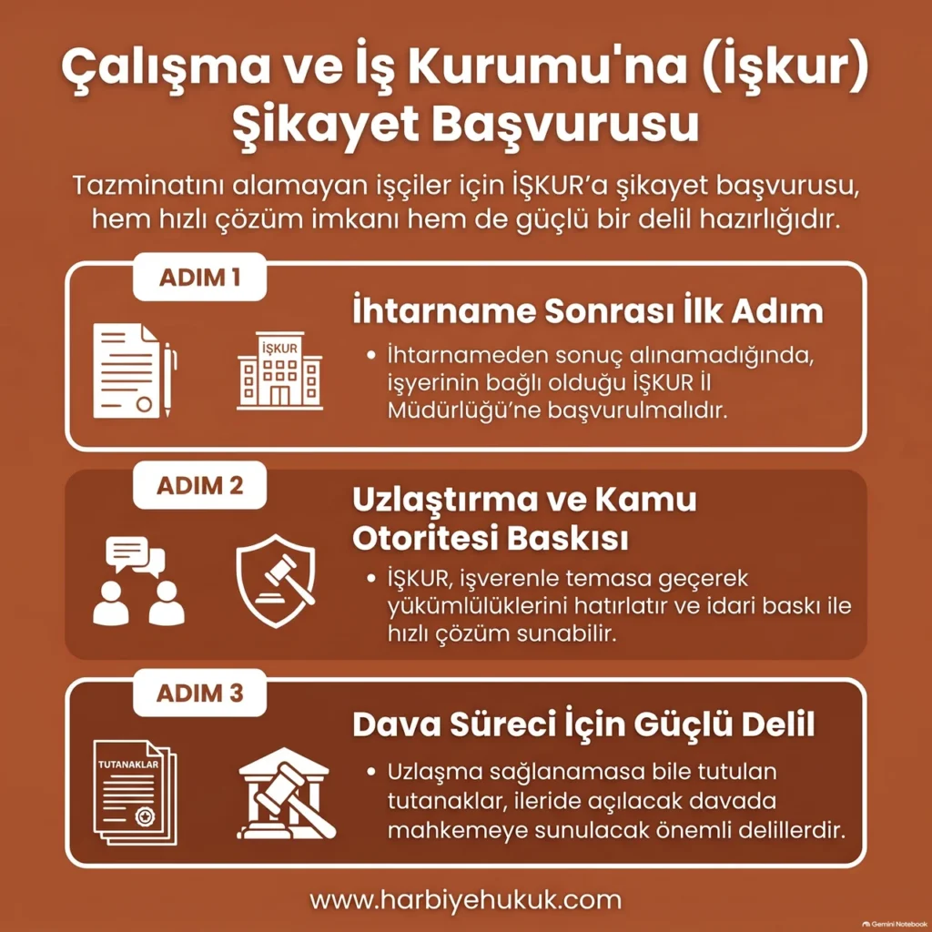 Çalışma ve İş Kurumu'na (İşkur) Şikayet Başvurusu