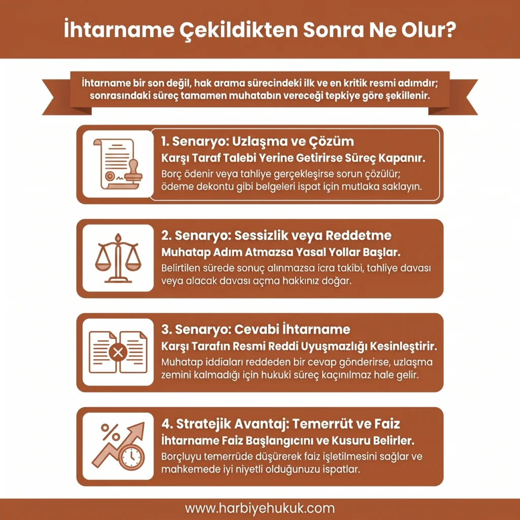 İhtarname Çekildikten Sonra Ne Olur?