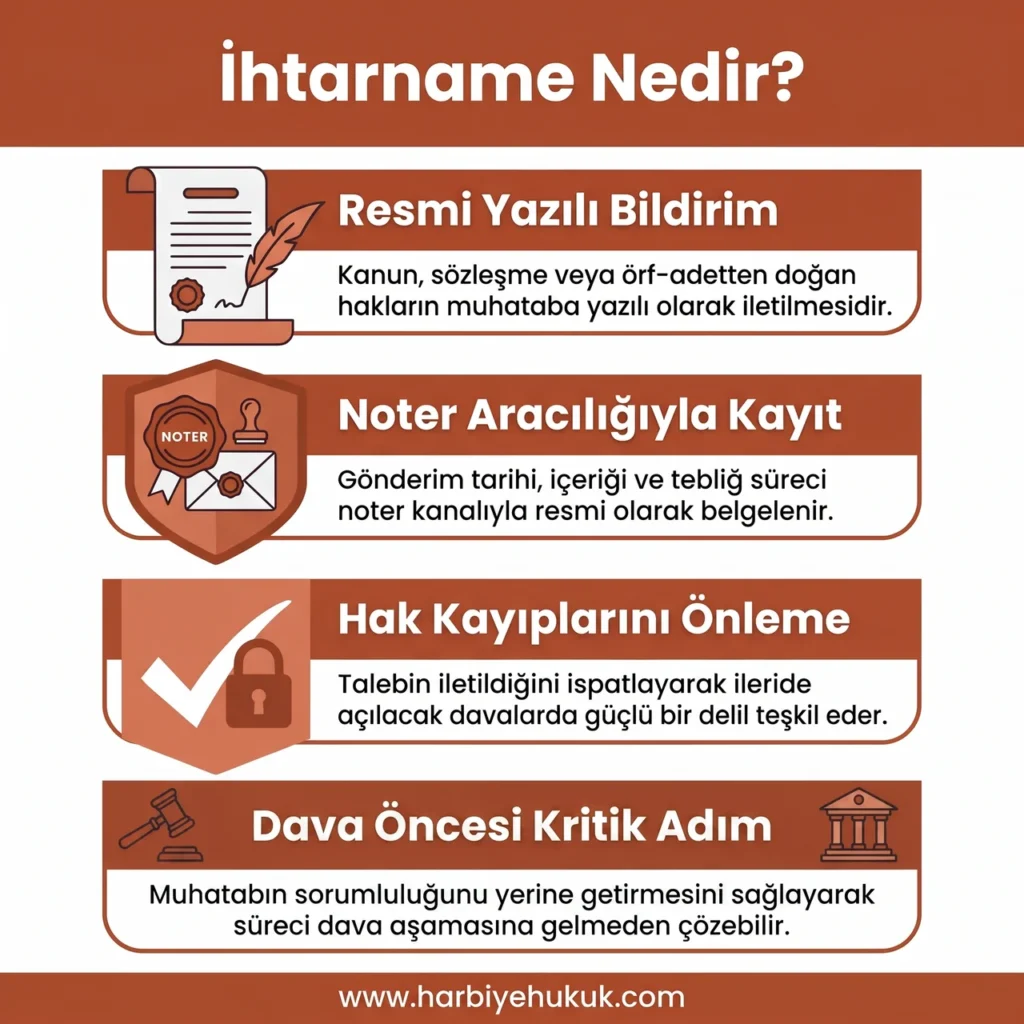 İhtarname Nedir?