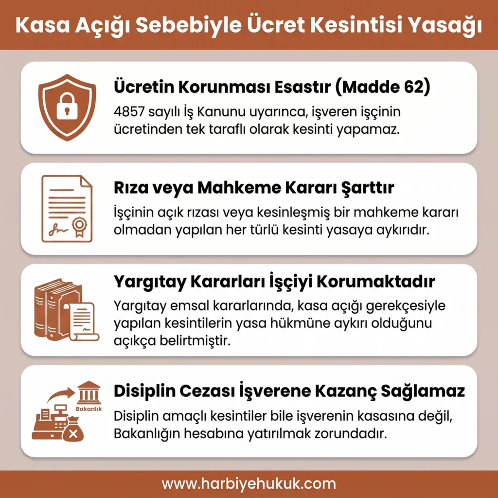 Kasa Açığı Sebebiyle Ücret Kesintisi Yasağı